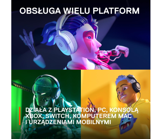 STEELSERIES Arctis Nova 1P (Playstation, białe) 61612 - 1066000 - zdjęcie 10